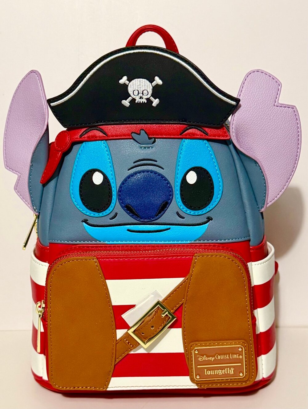 Loungefly Disney Cruise Line (DCL) Pirate Night Stitch Mini Backpack
